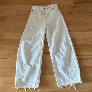 Elegant High-Rise White Jeans